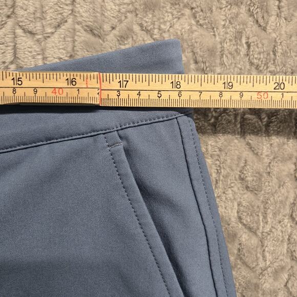 Dunning Golf Player Fit Woven 10" Short Mens 36 Solid Blue Performance Chino - Picture 5 of 10